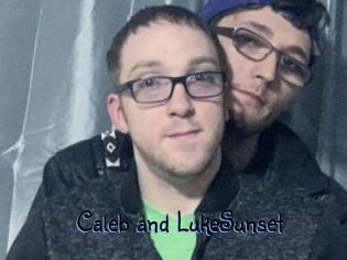 Caleb_and_LukeSunset